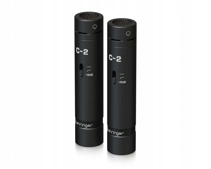 Behringer C-2 DARK EDITION – Mikrofon pojemnościowy w parze