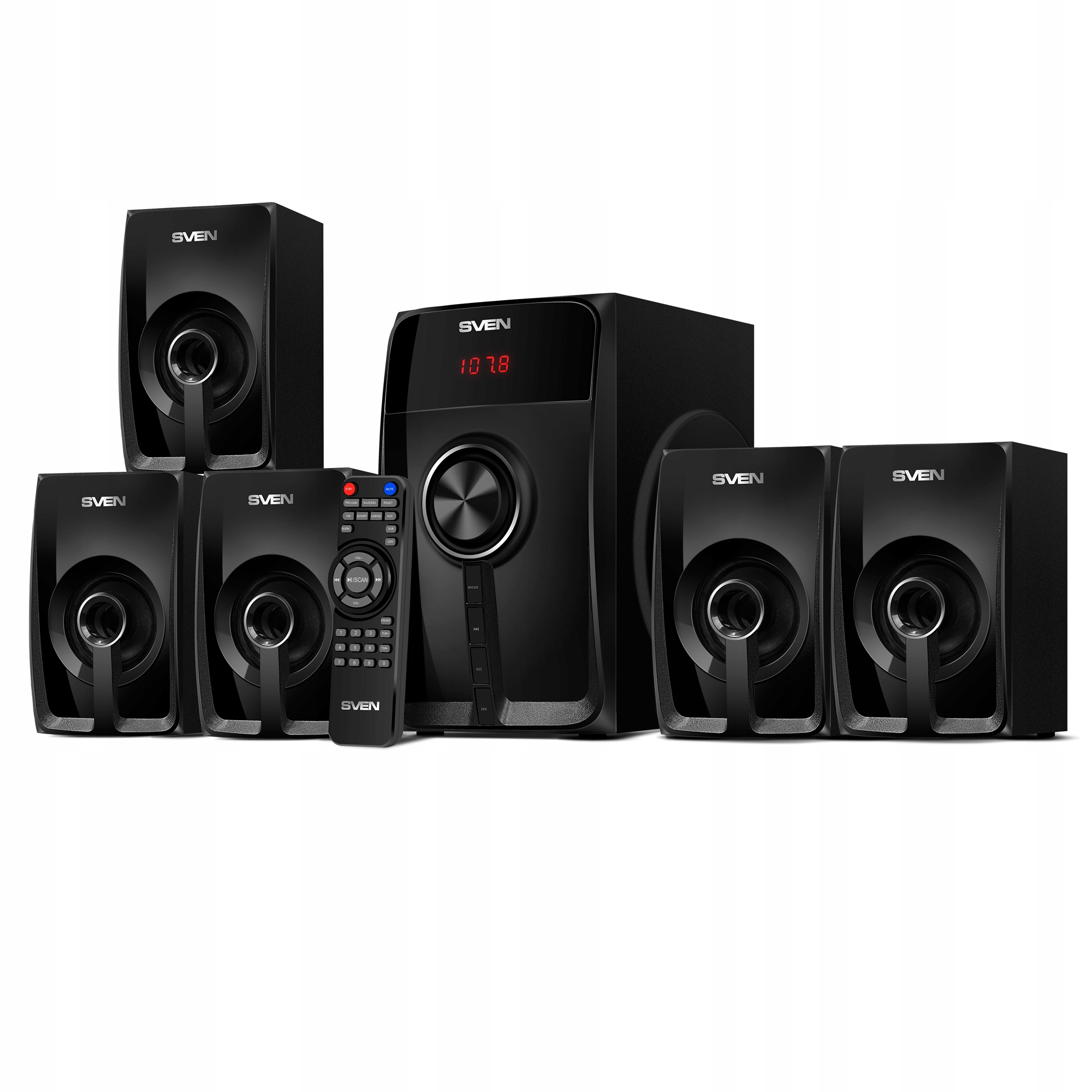 SVEN HT-202 – Wielofunkcyjny system głośników z Bluetooth