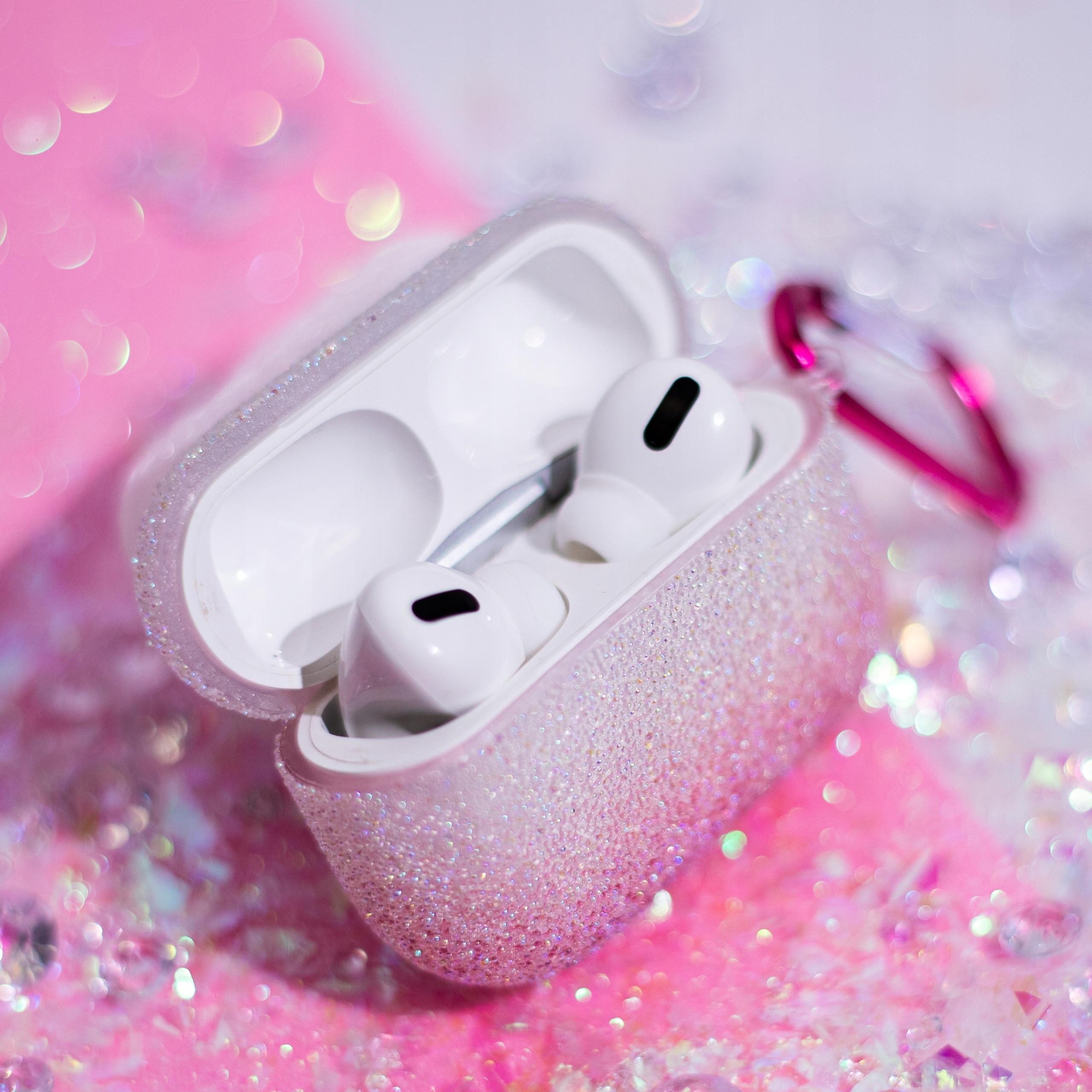 Unikalny gradientowy różowy kolor – Wyróżnij swoje Airpods Pro 2