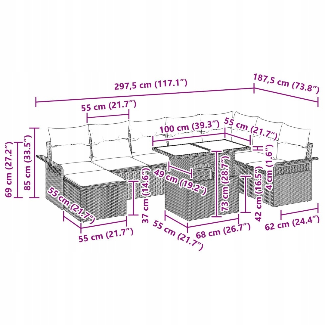 Wygodne, wodoodporne poduszki