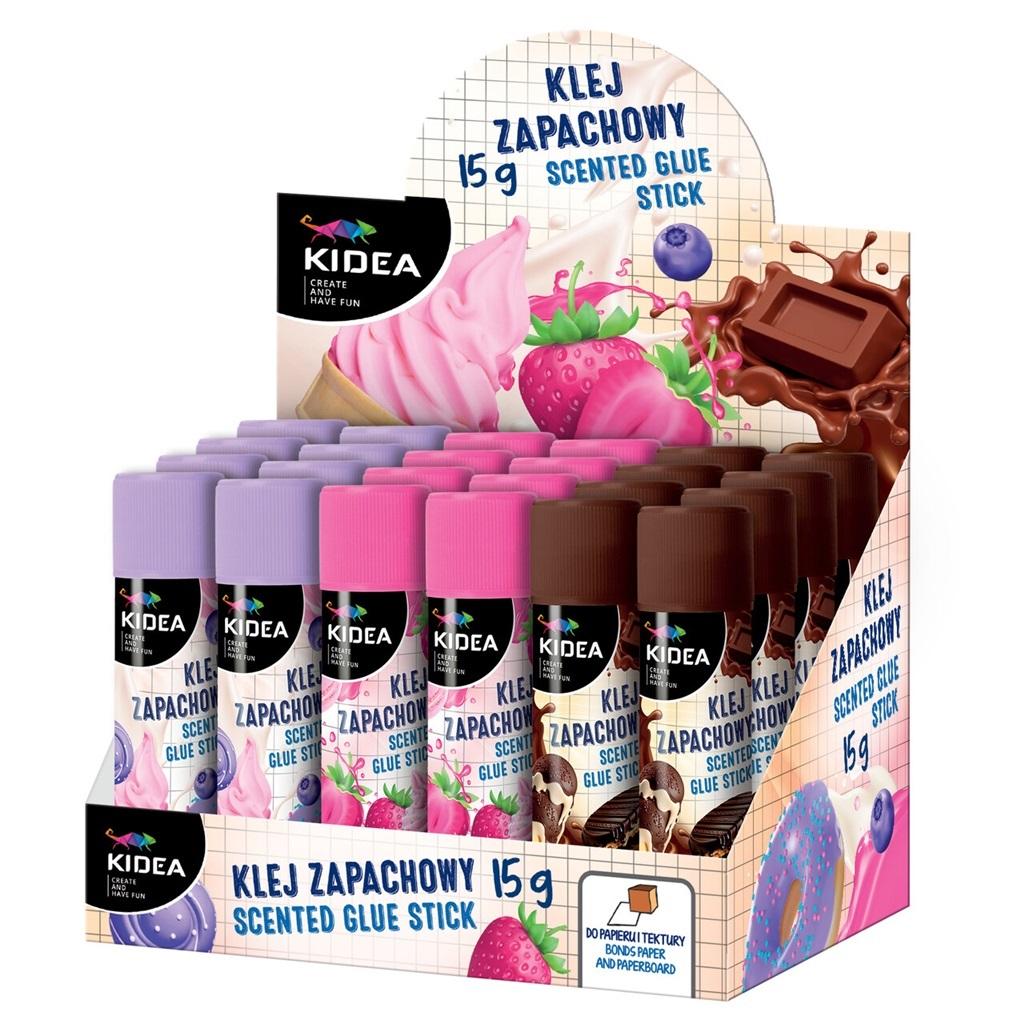 Klej w sztyfcie zapachowy 15g KIDEA – Idealny do kreatywnych projektów