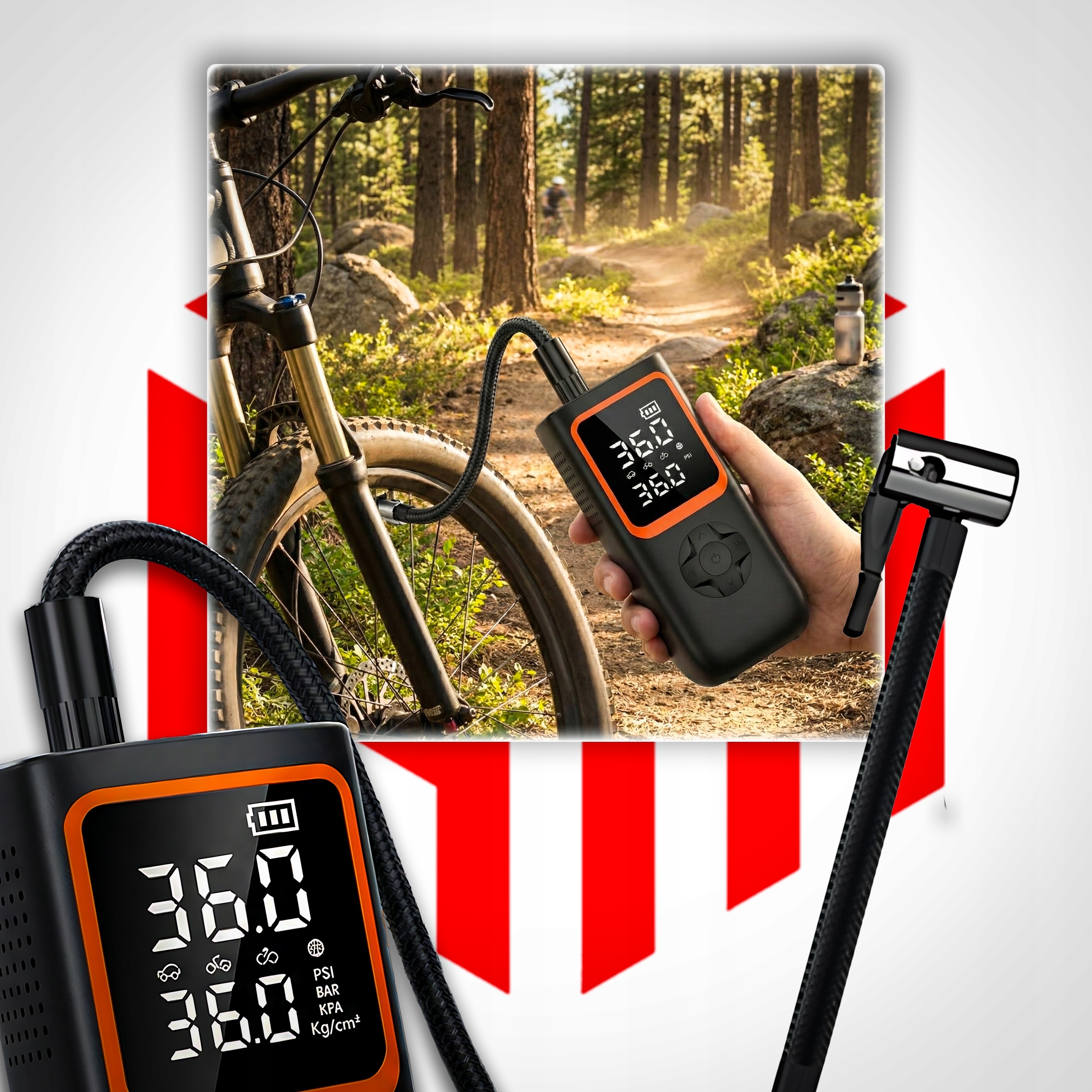 Wydajność 75W i 20 l/min – szybkie pompowanie w każdej sytuacji