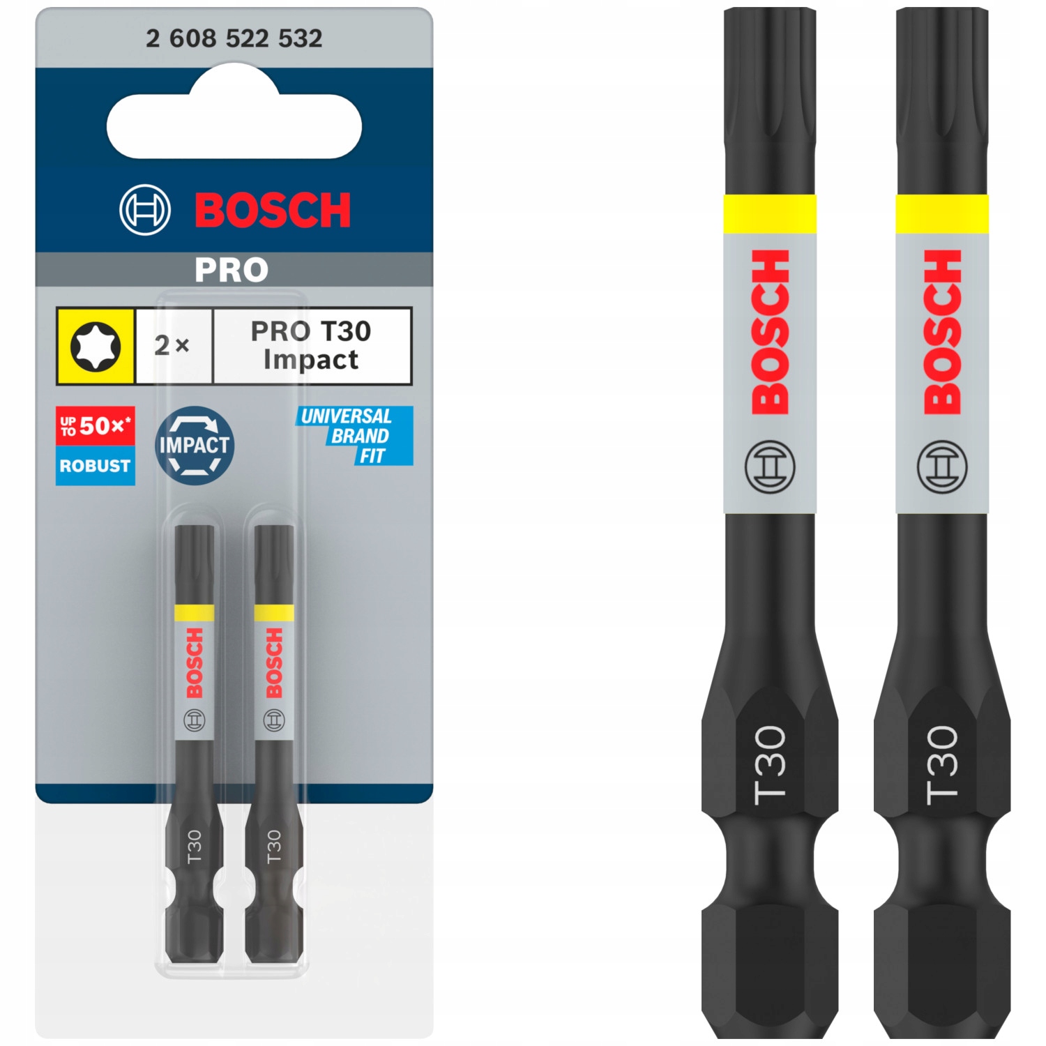 Opis bitów Bosch PRO – Doskonałe do wkrętarek udarowych