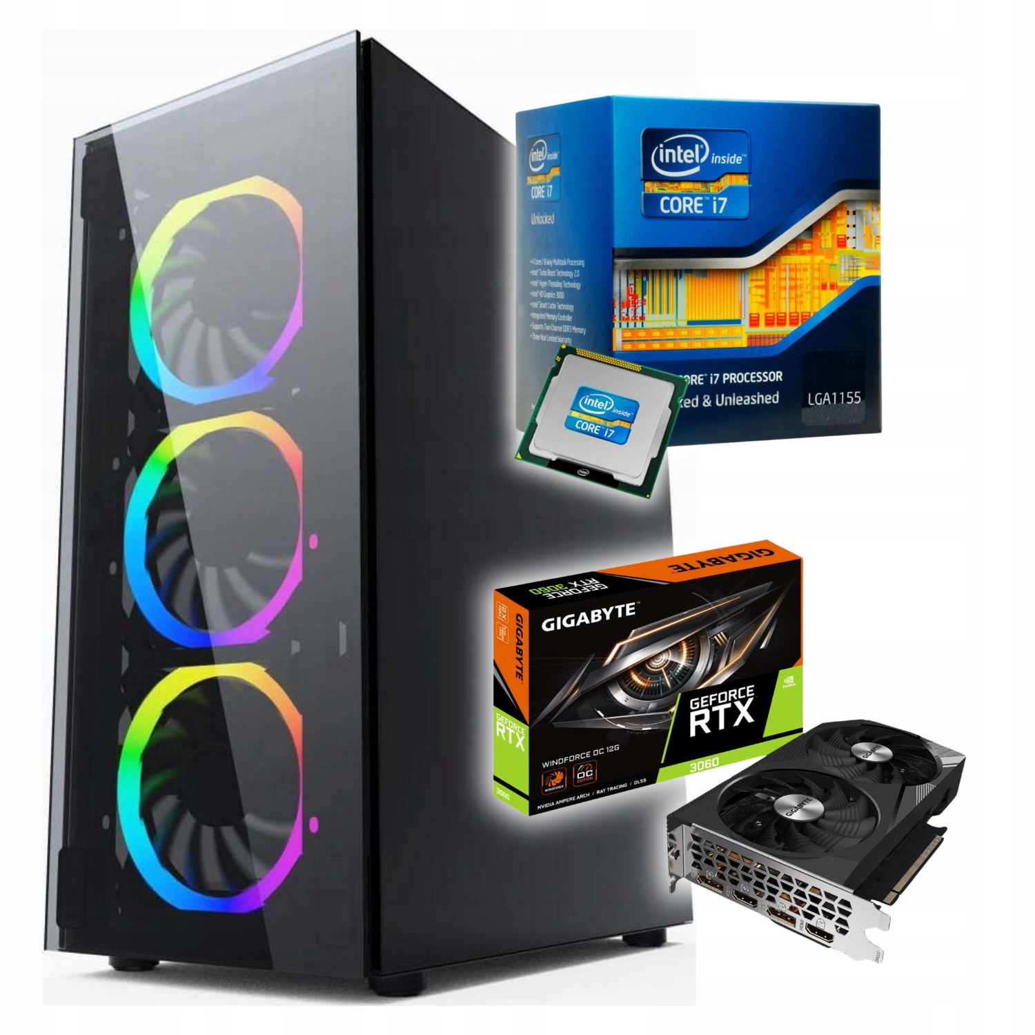 Komputer BSG Raptor V4 Intel Core i7 GeForce RTX 3060 – Wydajność i styl w jednym
