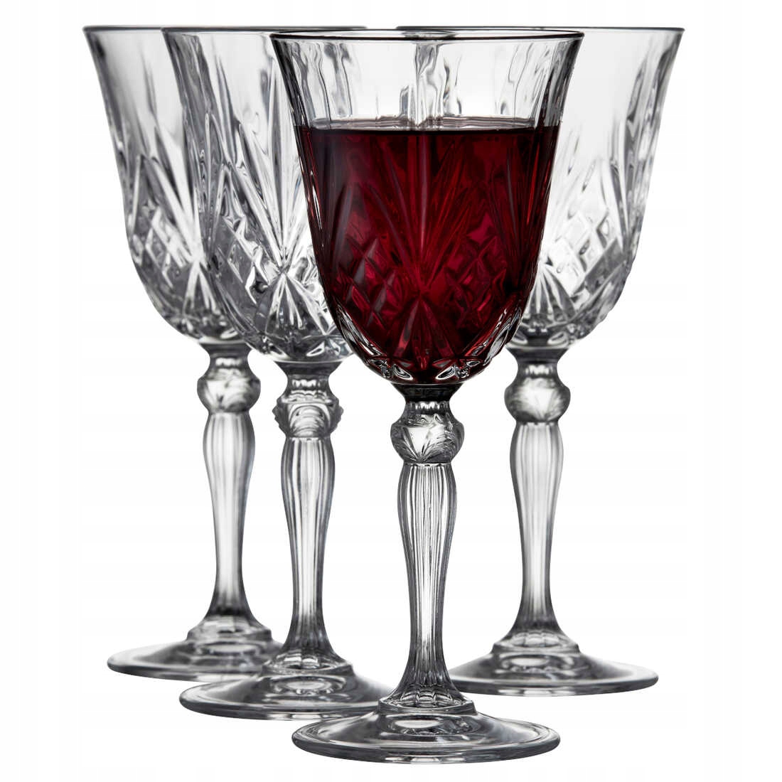 Kieliszki do czerwonego wina ze szkła kryształowego Melodia 270 ml – Elegancja w każdym łyku