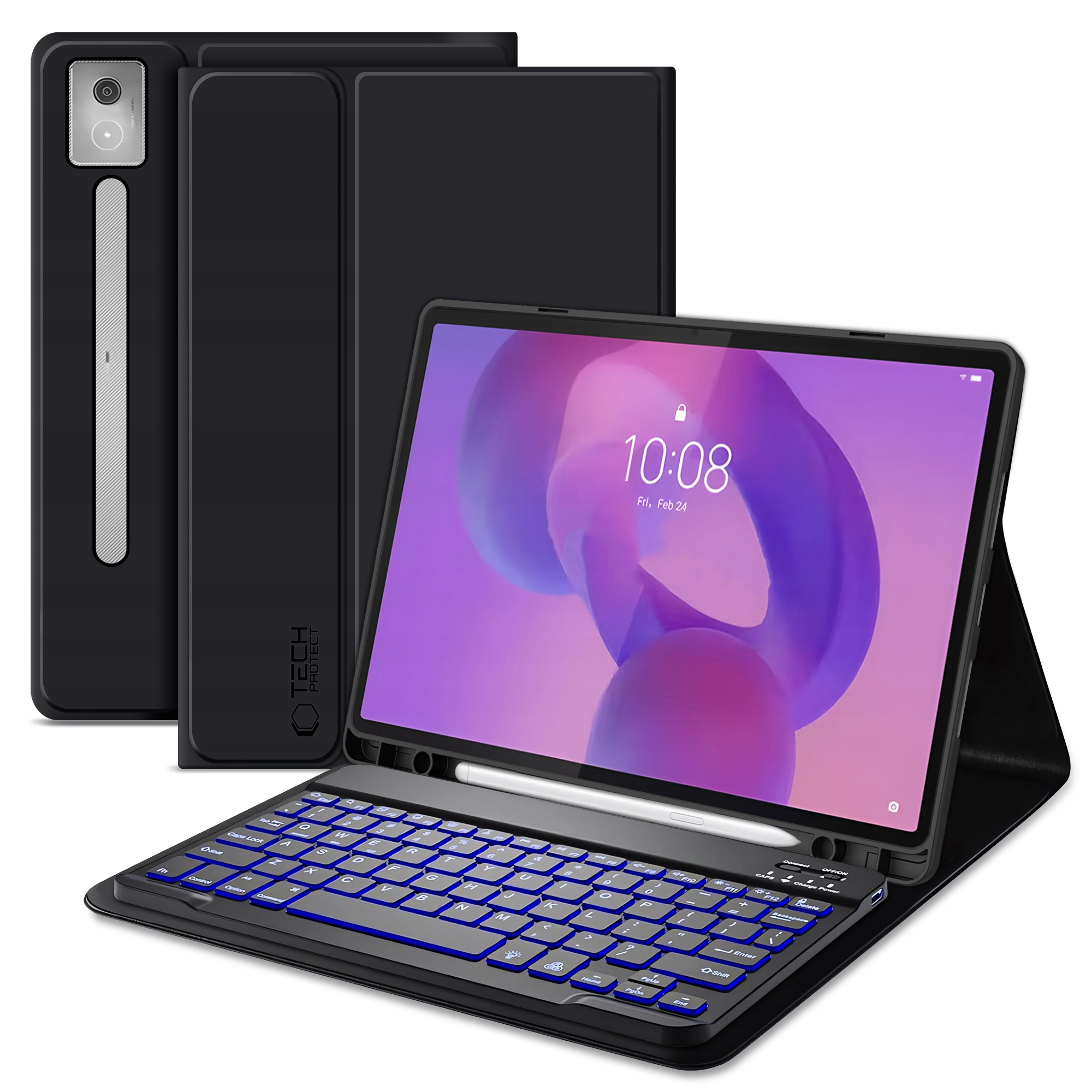 TECH-PROTECT SC PEN + KEYBOARD LENOVO IDEA TAB PRO / PRO MT 12.7 TB-373 BLACK – Ochrona i funkcjonalność w jednym