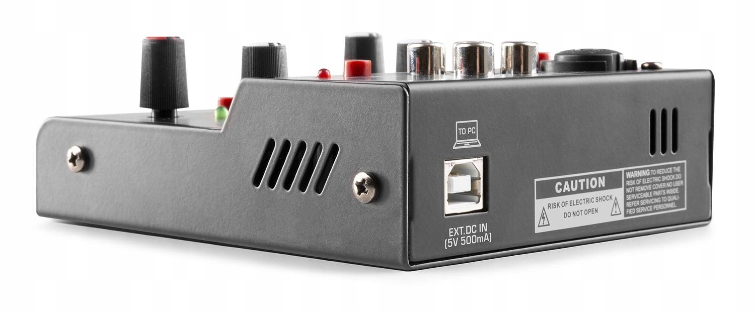 Mikser 2-kanałowy USB VMM201 Vonyx – Twój kompaktowy partner w nagraniach