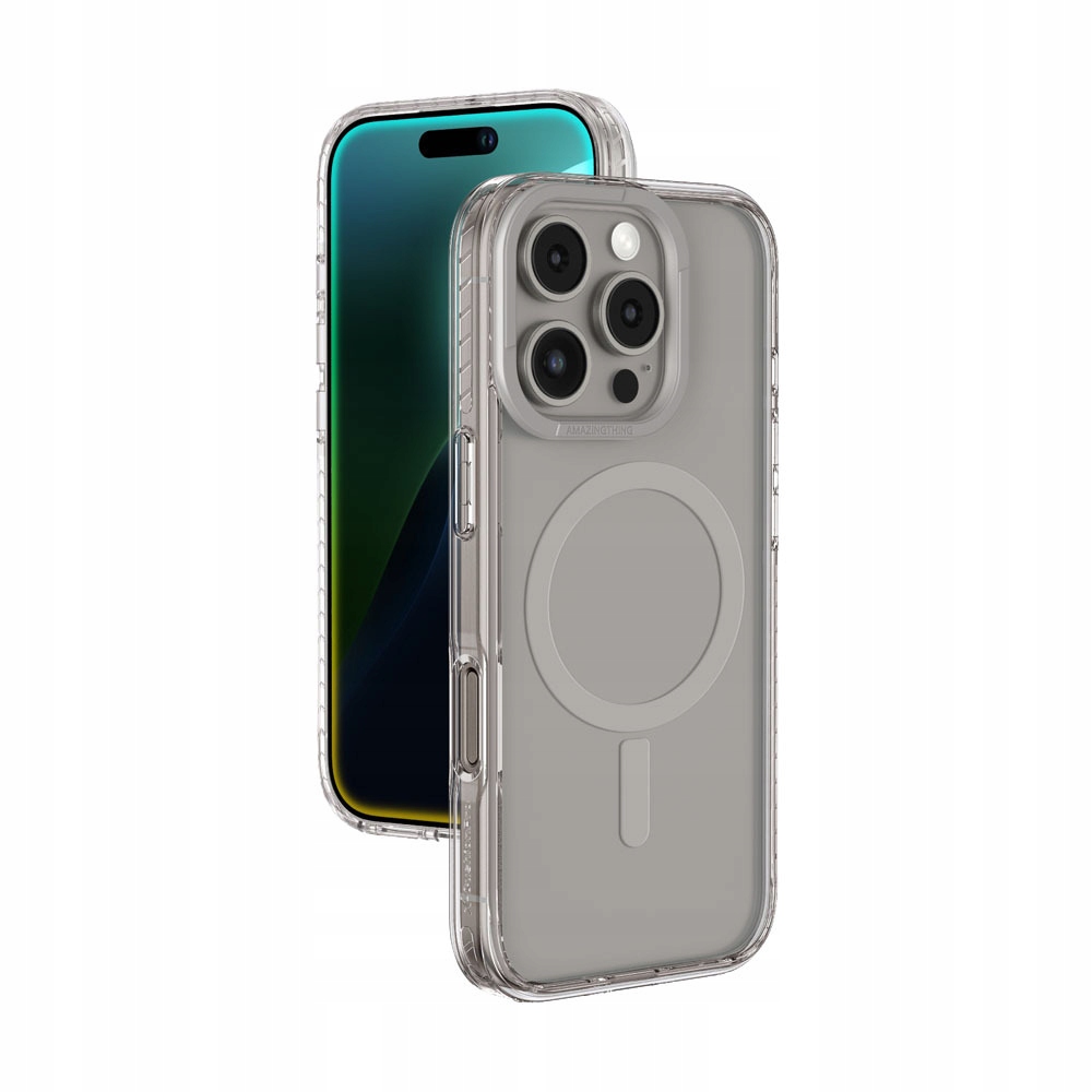 Etui silikonowe AMAZINGTHING Titan Pro Mag Case z pierścieniem magnetycznym do iPhone 16 Pro – Ochrona i styl w jednym