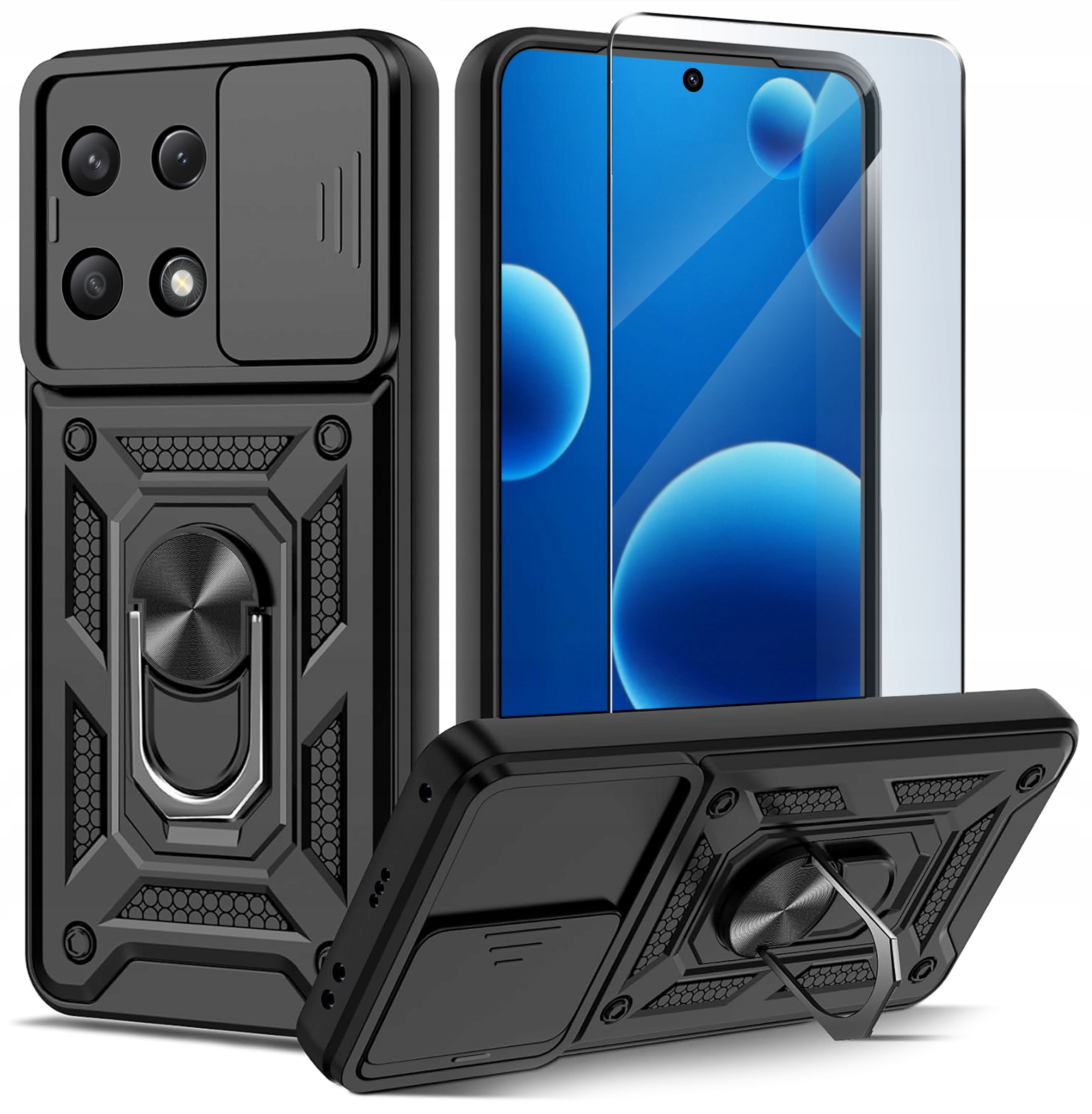 Etui do Xiaomi Redmi Note 13 Pro 4G PANCERNE SLIDE RING CASE – Ochrona i funkcjonalność w jednym