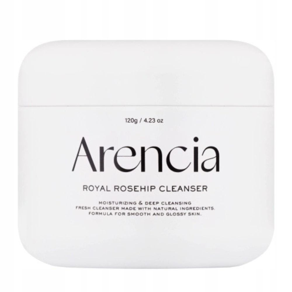 ARENCIA Fresh Rosehip Rice Mochi Cleanser – Nawilżająca pasta do mycia twarzy