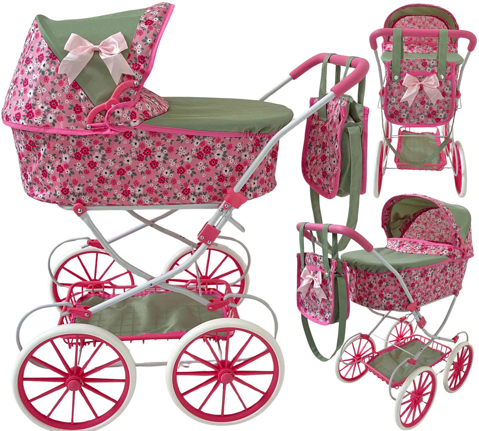 Lekki i stabilny design z retro kołami