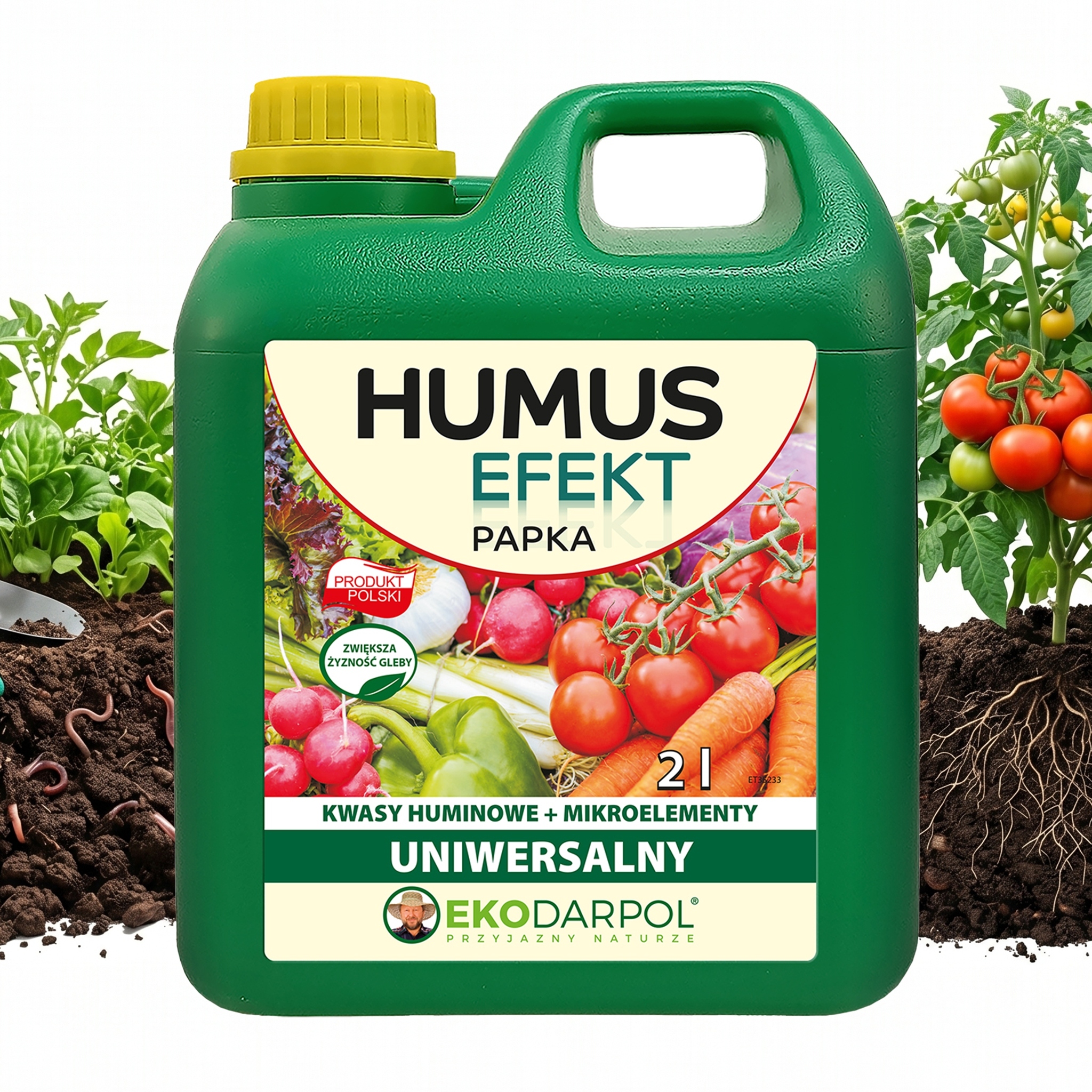 Humus Efekt Papka Uniwersalny 2L – Idealne wsparcie dla Twojego ogrodu