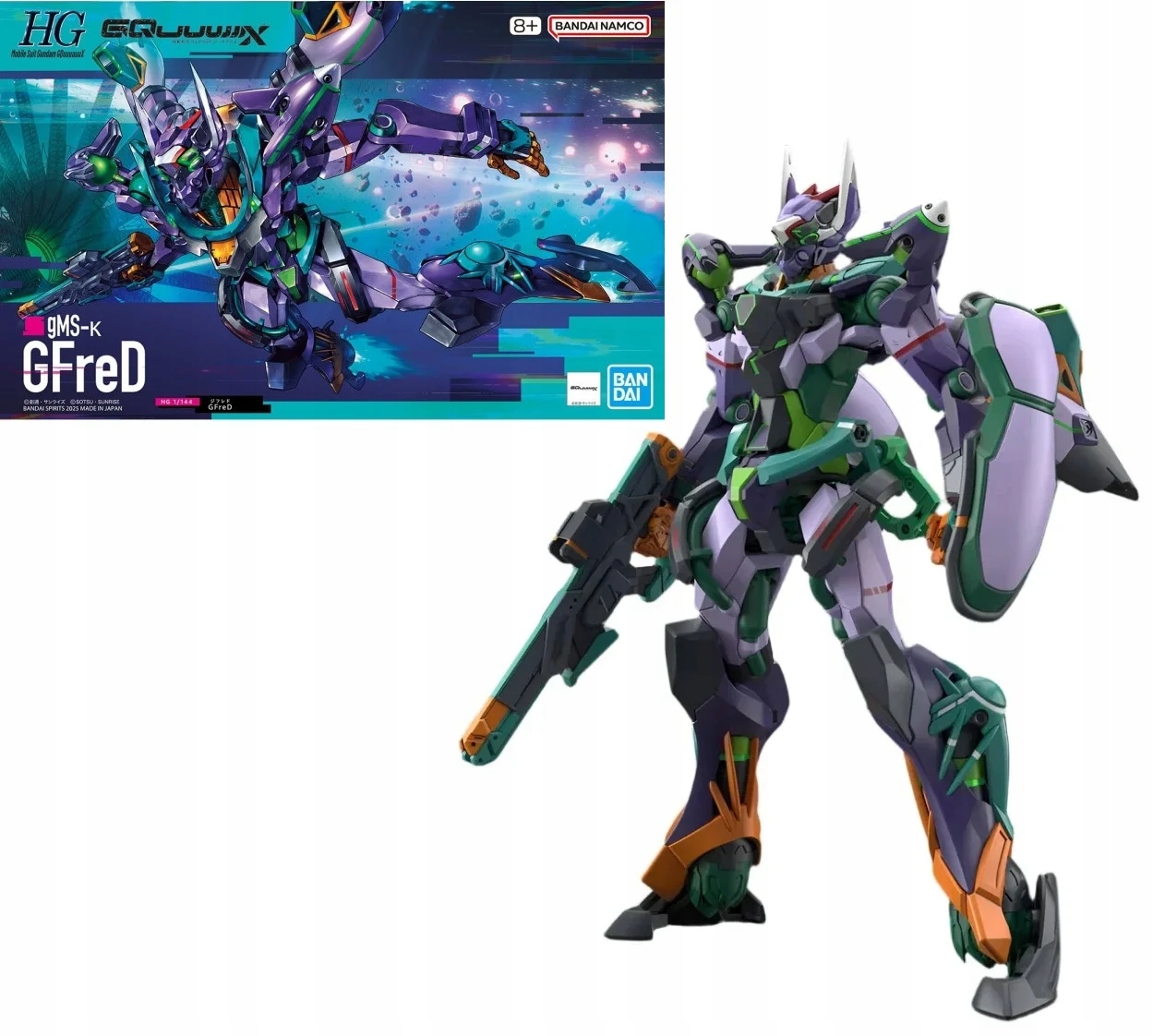 HGGQ 1/144 GFreD – Model do składania z serii Gundam