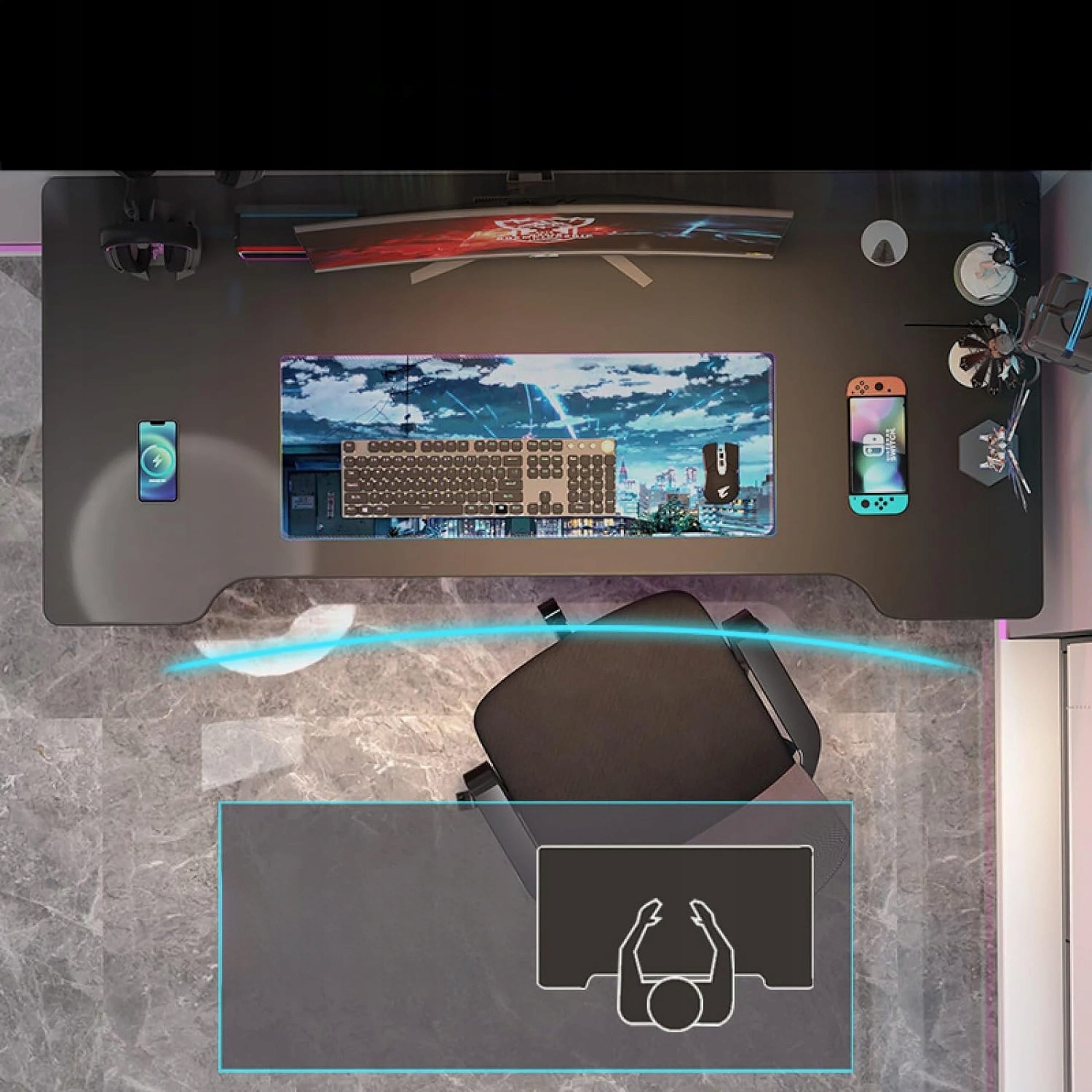 System organizacji kabli dla pełnej funkcjonalności