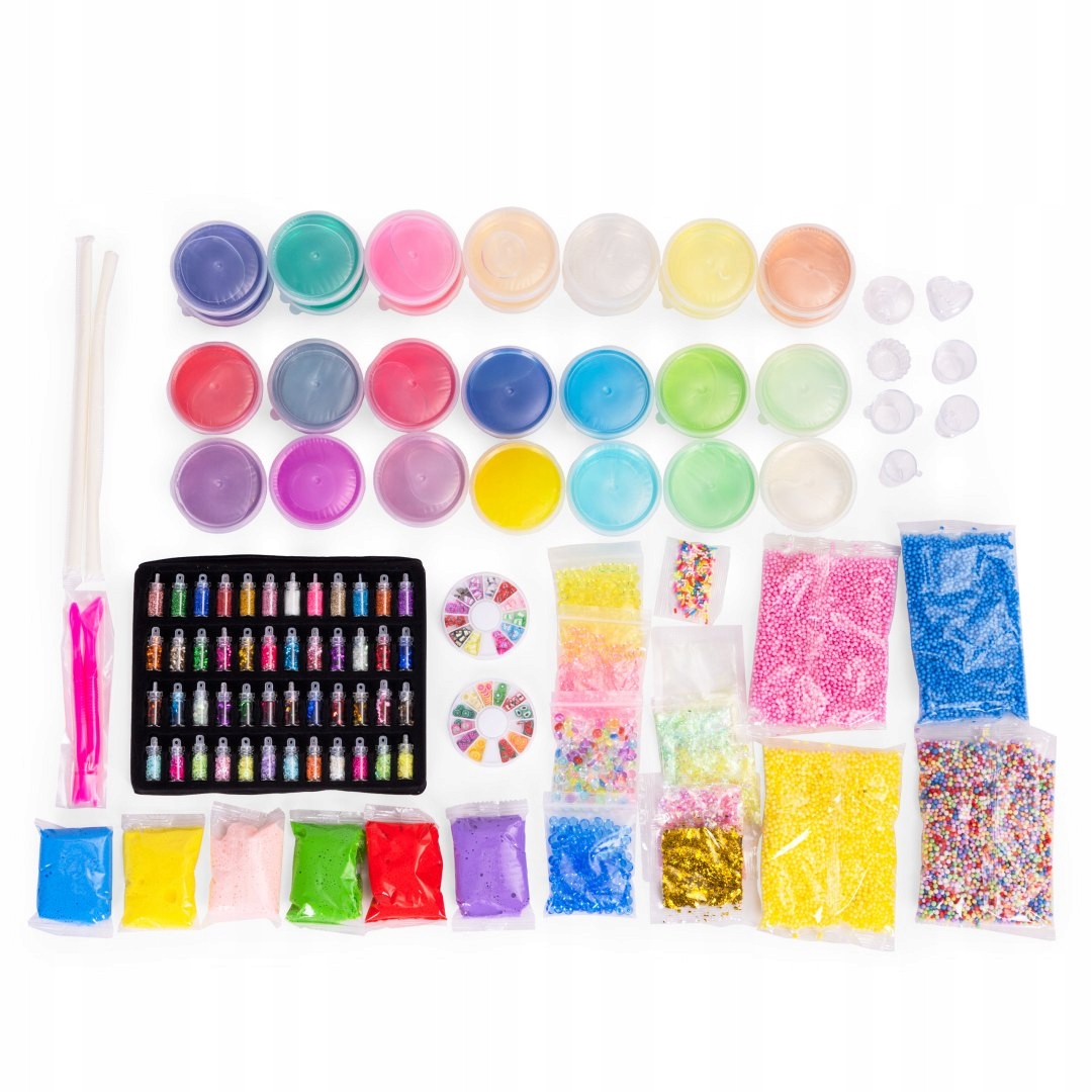 Zestaw slime 113w1 świecący w ciemności – Kreatywna zabawa dla dzieci