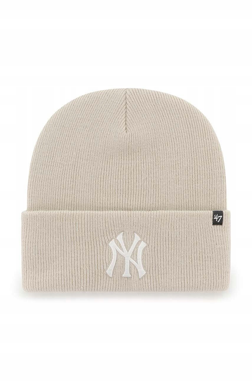 Czapka New York Yankees beżowa B-HYMKR17ACE-BNA – Stylowy dodatek na każdą porę roku