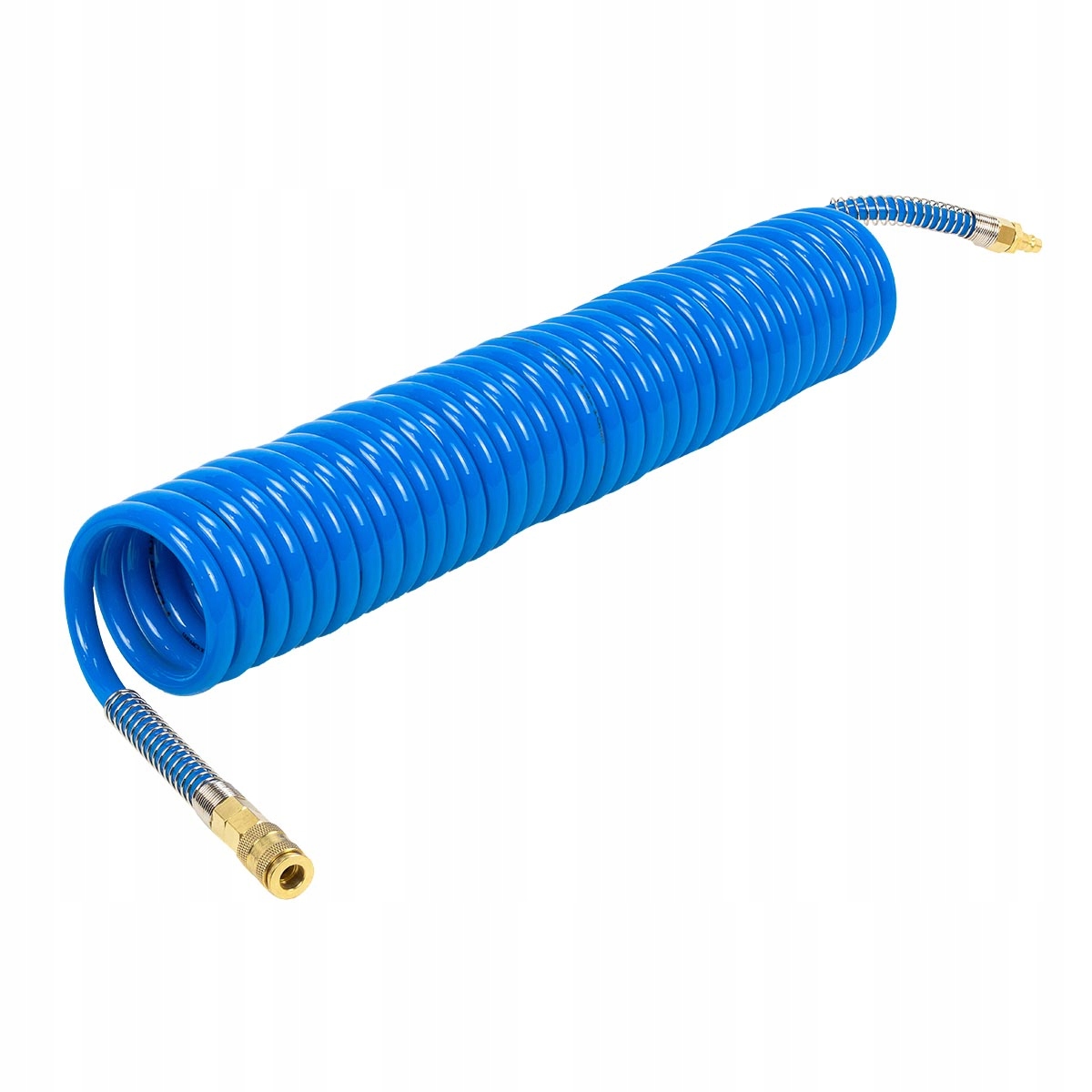 Wąż pneumatyczny spiralny PU 10x14mm 20m z szybkozłączami – Idealne rozwiązanie do pralki i zmywarki
