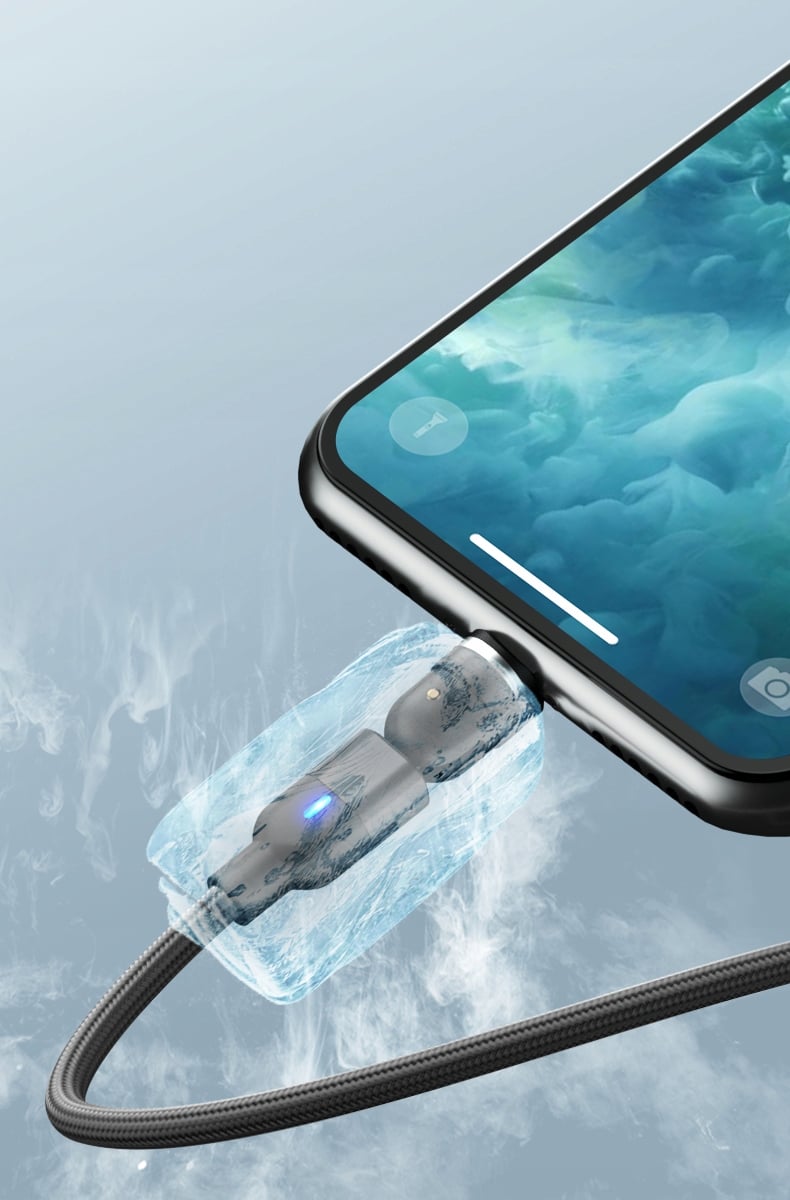 Kabel Magnetyczny 3m LogiK SZYBKI |3 TIPY|TRANSFER Waga produktu z opakowaniem jednostkowym 0.1 kg