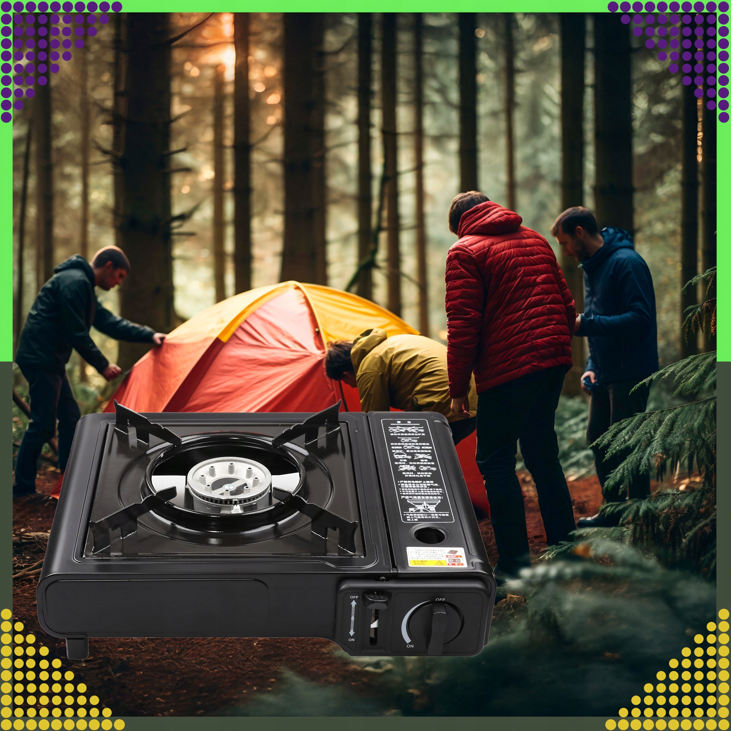 Wysoka moc 2500 W – Szybkie gotowanie w każdych warunkach