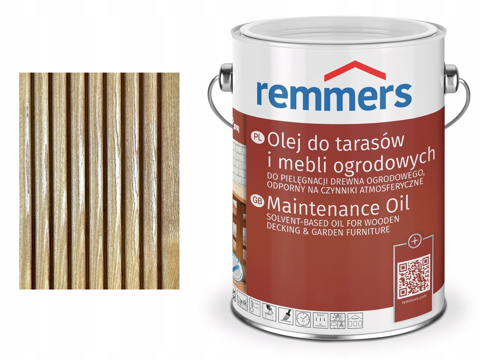 Olej do tarasu TERRACE OIL PFLEGE WALLNUT 5L – Doskonała ochrona drewna