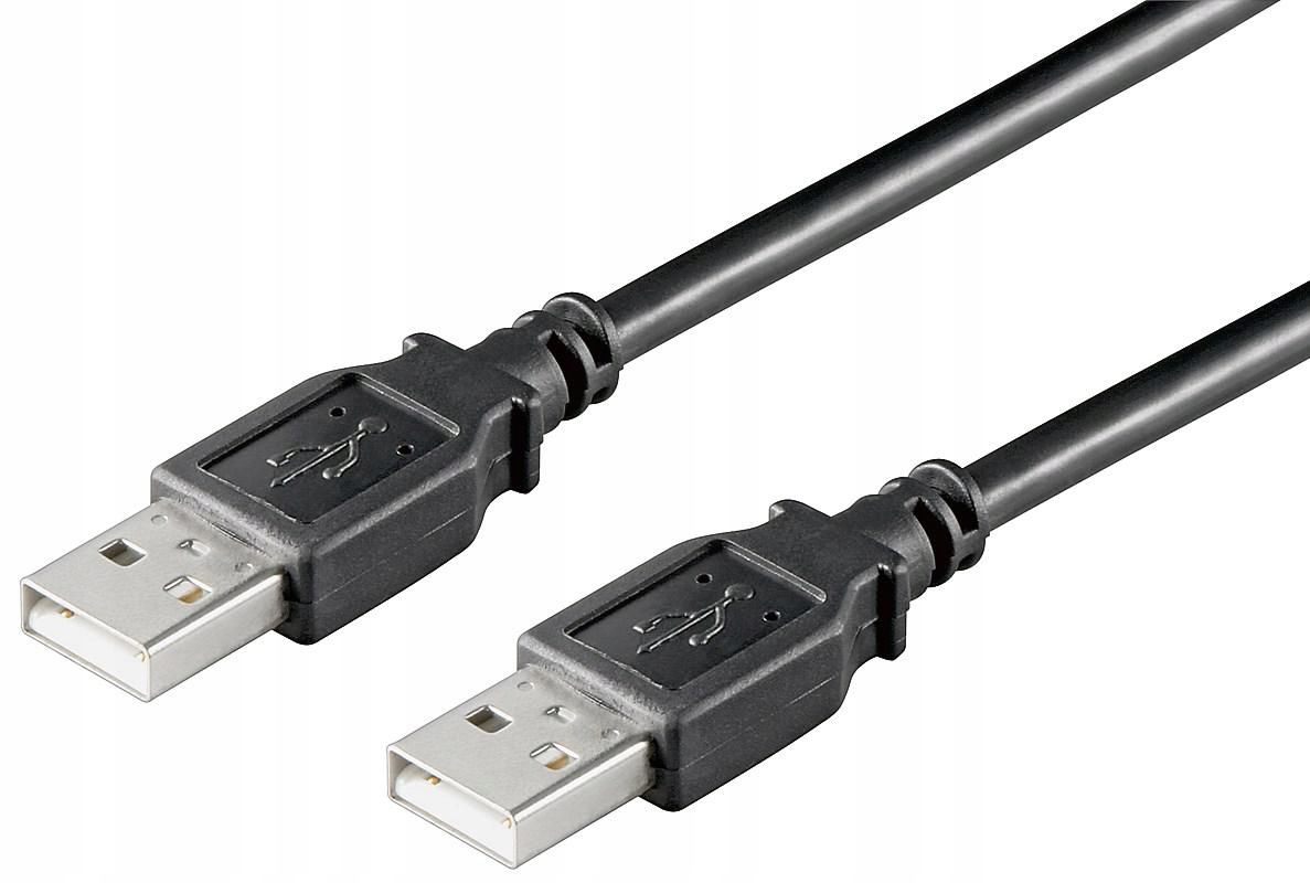 Kabel USB-A - USB-A 1.8 m Czarny (USBAA2B) – Idealne połączenie dla Twoich urządzeń