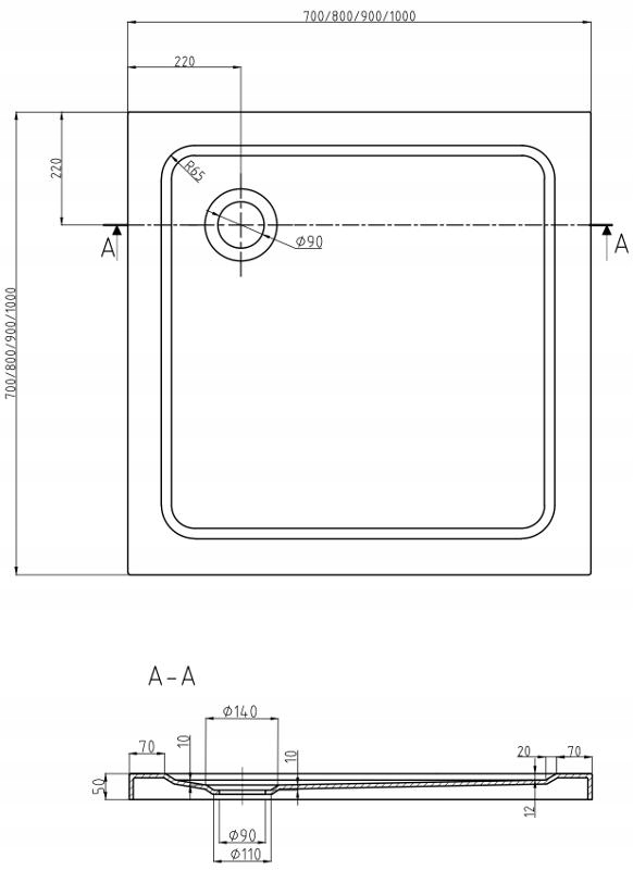 Brodzik Flat – idealne połączenie z kabiną prysznicową