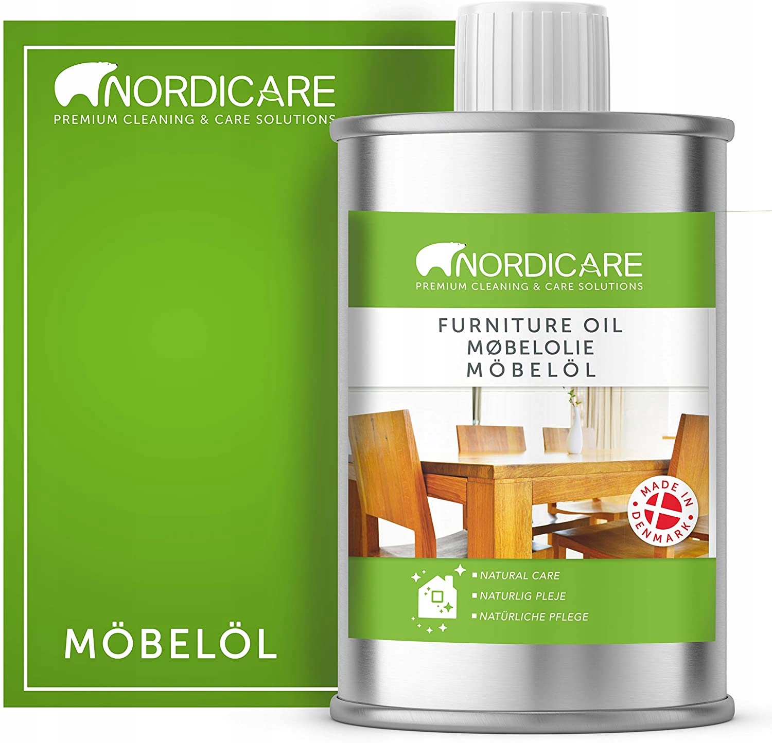 Olej do pielęgnacji drewna Nordicare 1L – Idealna ochrona dla Twoich mebli