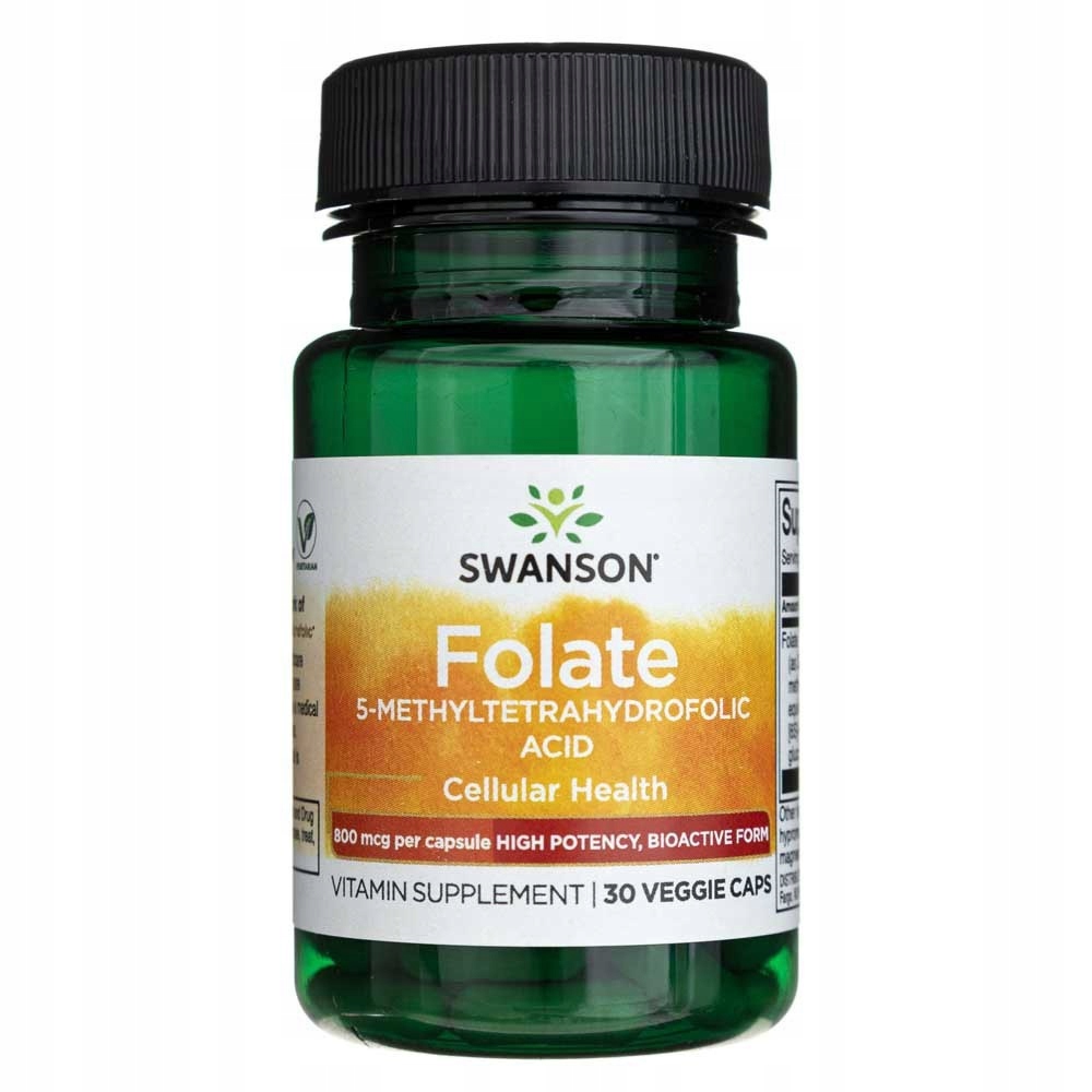 SWANSON Folian Quatrefolic 800mcg – Suplement diety dla zdrowia kobiet