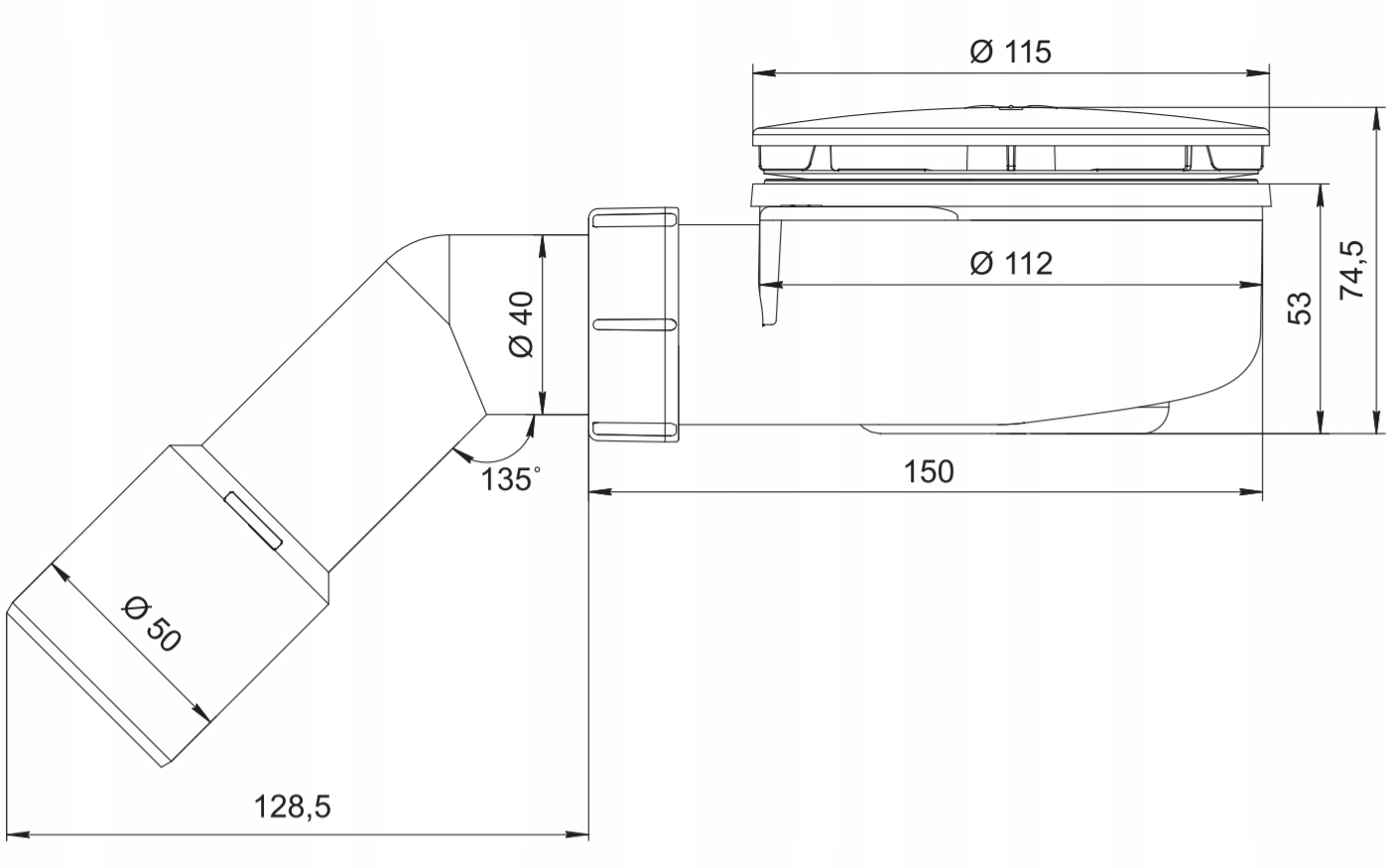 Wydajność odpływu – 36 l/min