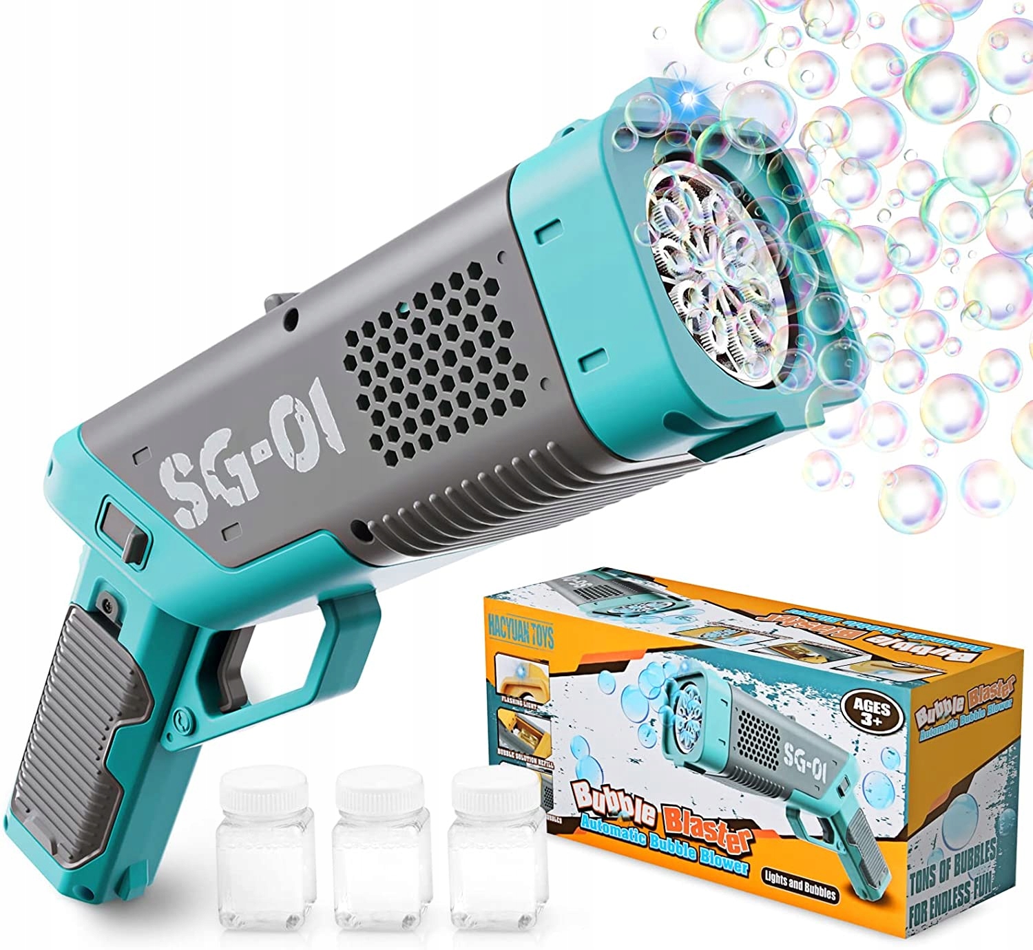 B52C Pistolet do Baniek Wytwornica Bubble Blue – Radość w każdej chwili