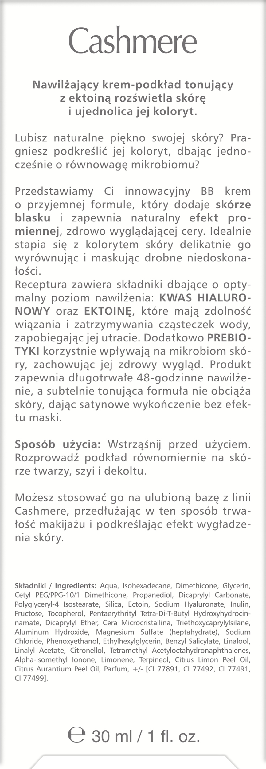 Innowacyjna formuła z ektoiną i kwasem hialuronowym