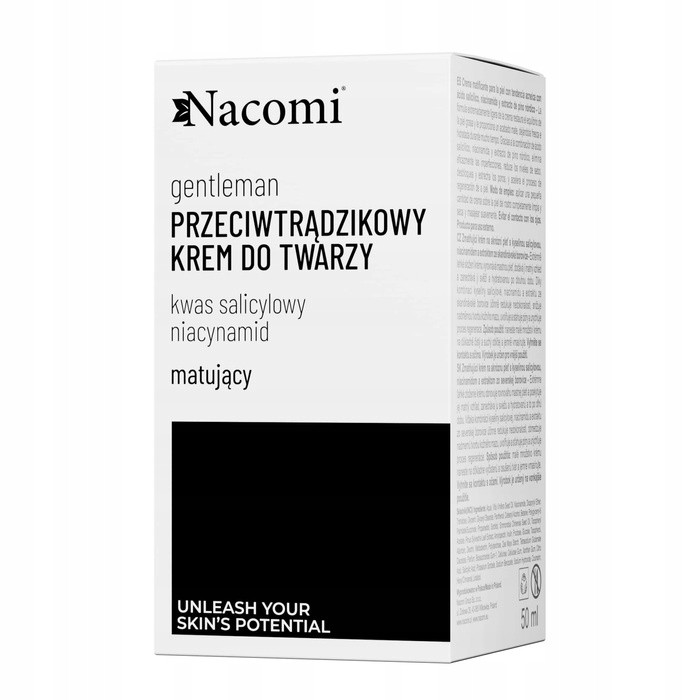 Działanie kwasu salicylowego i niacynamidu