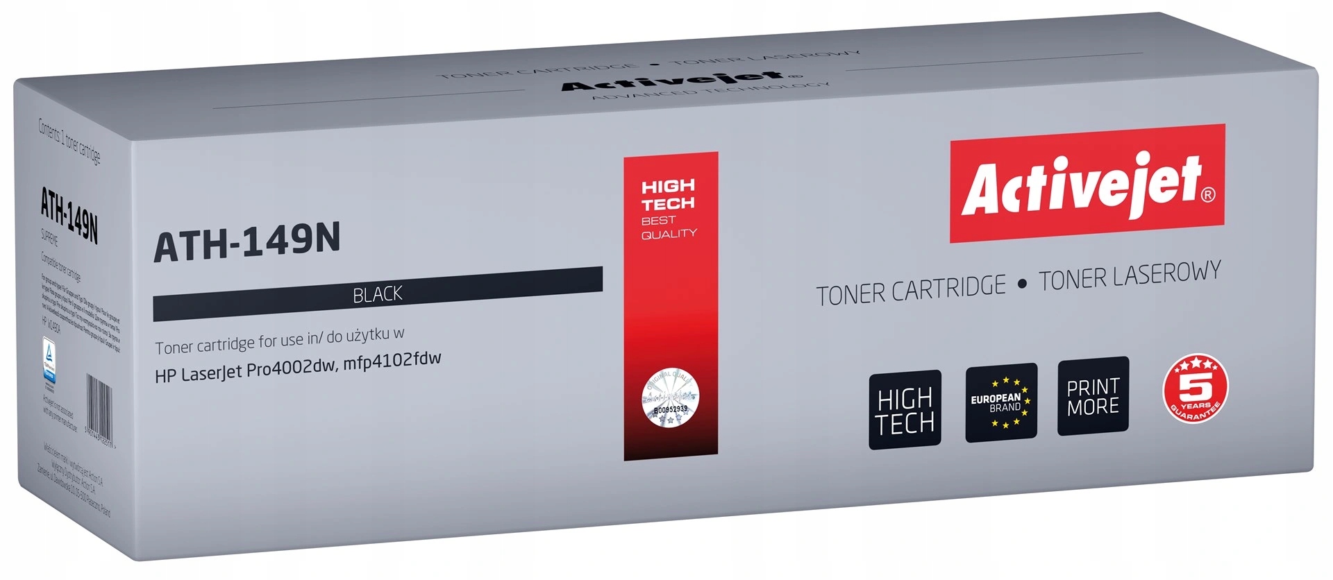 Toner Activejet ATH-149N – Wydajny zamiennik do drukarek HP