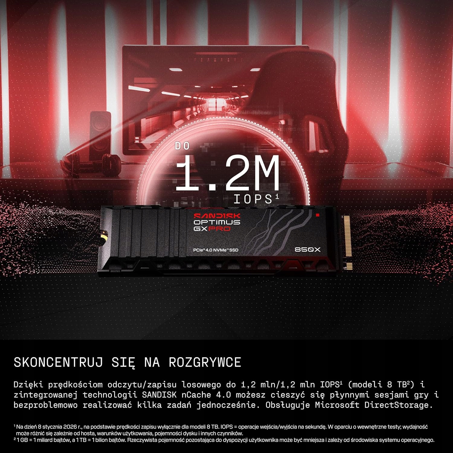 Technologia SANDISK nCache™ 4.0 dla płynnej pracy