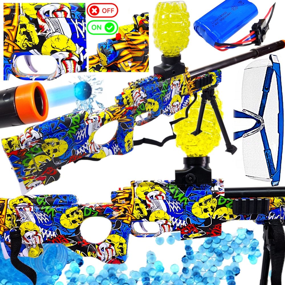 Snajperka AWP AUTOMAT Na Kulki Żelowe Wodne Orbeez Karabin Elektryczny CS2 TOMDORIX