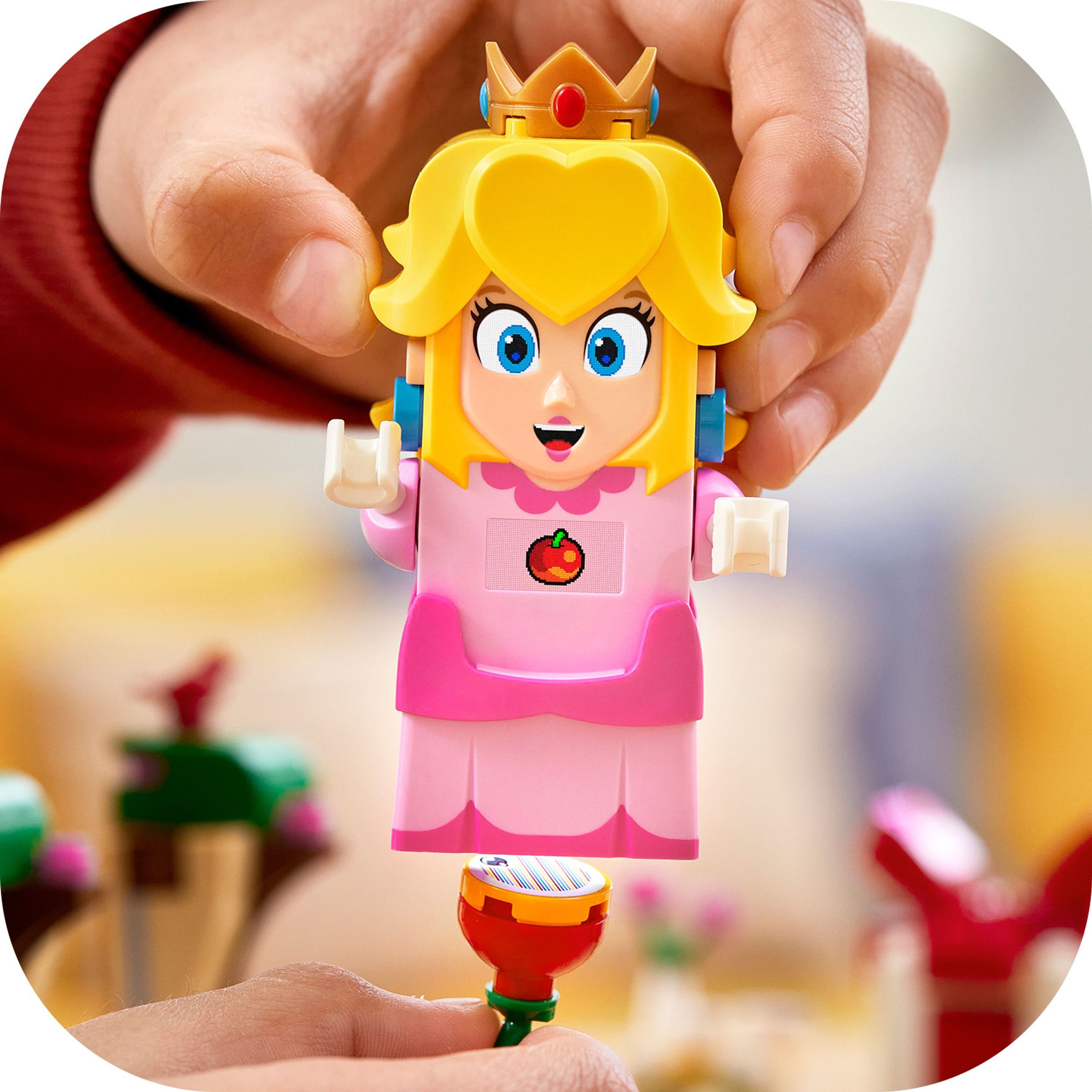 Interaktywna figurka LEGO Peach – Odkryj świat zabawy