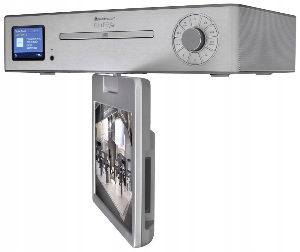 Wszechstronność radia DAB+/FM z 40 zaprogramowanymi stacjami