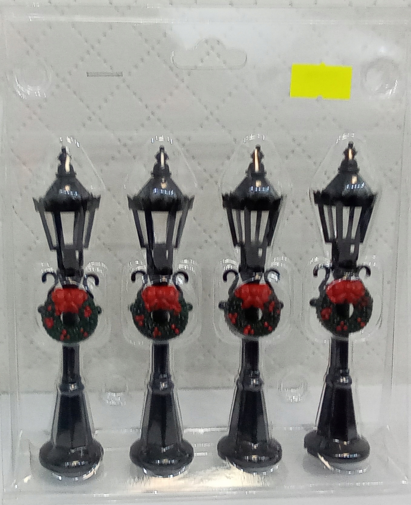 Miniaturowe lampy uliczne do świątecznych dekoracji