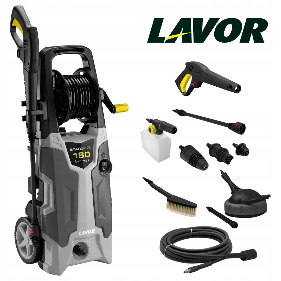 Wyposażenie myjki – Dysze, lanca, pianownica i inne akcesoria w zestawie