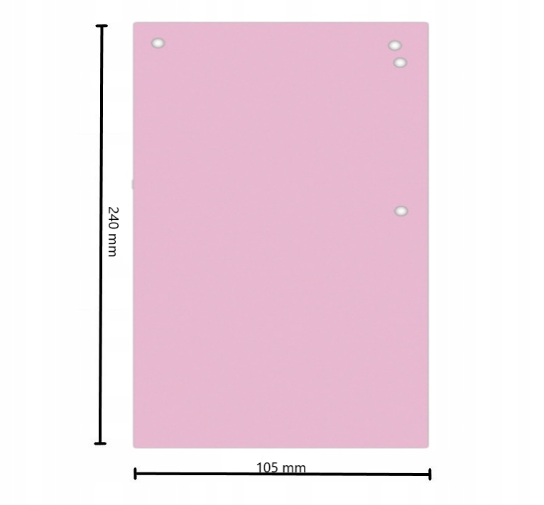 Utrzymaj porządek w swoich segregatorach z przekładkami 240x105mm