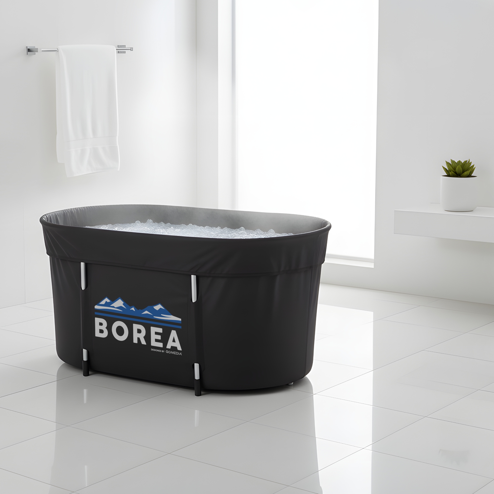 Wanna do Morsowania Składana Balia do Kąpieli Lodowej Basen 115cm – Twoja domowa krioterapia