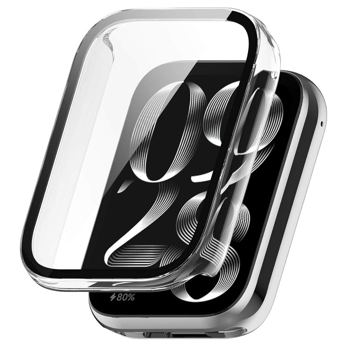 Etui z osłoną ekranu Supero Tpuplating do Xiaomi Smart Band 9 Pro – Ochrona i styl w jednym