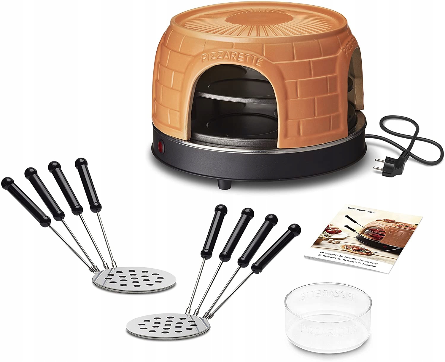 Maksymalnie 8 mini pizz w jednym cyklu – Doskonałe dla całej rodziny