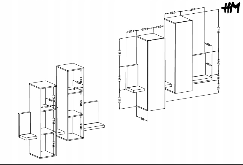 Asymetryczny design i efektowne kompozycje