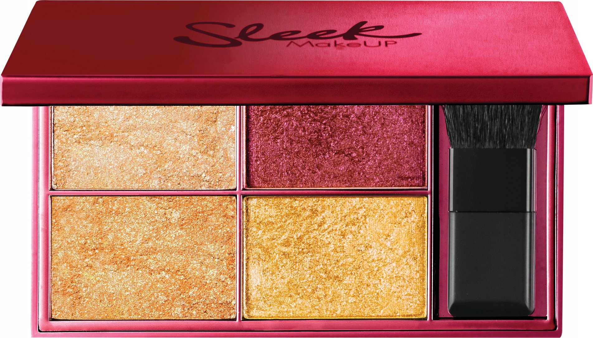 Sleek MakeUP SLEEK Highlighting Palette – Paleta metalicznych rozświetlaczy Fire It Up