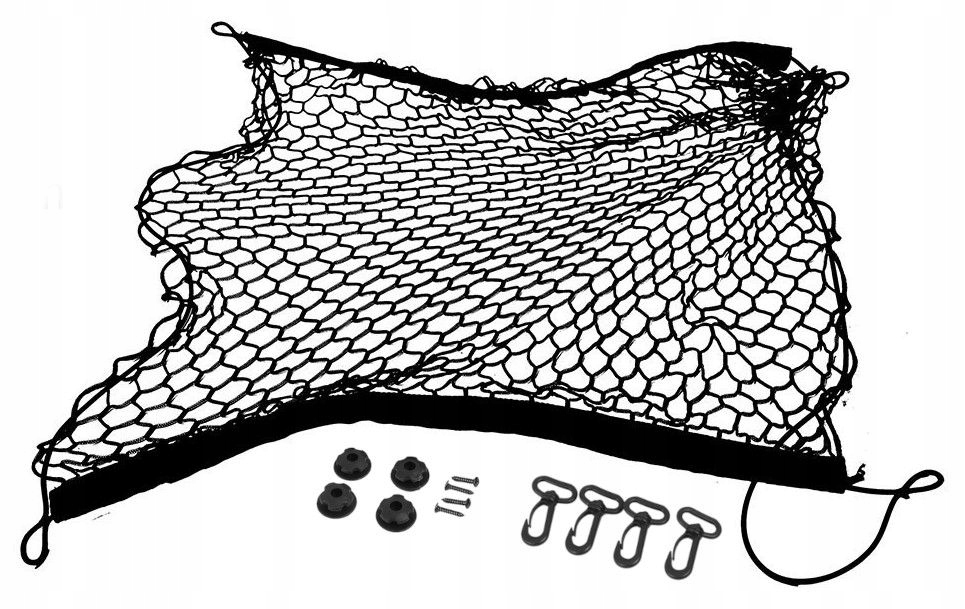 Siatka zabezpieczająca do bagażnika 70 x 90 cm – Bezpieczny transport bagażu