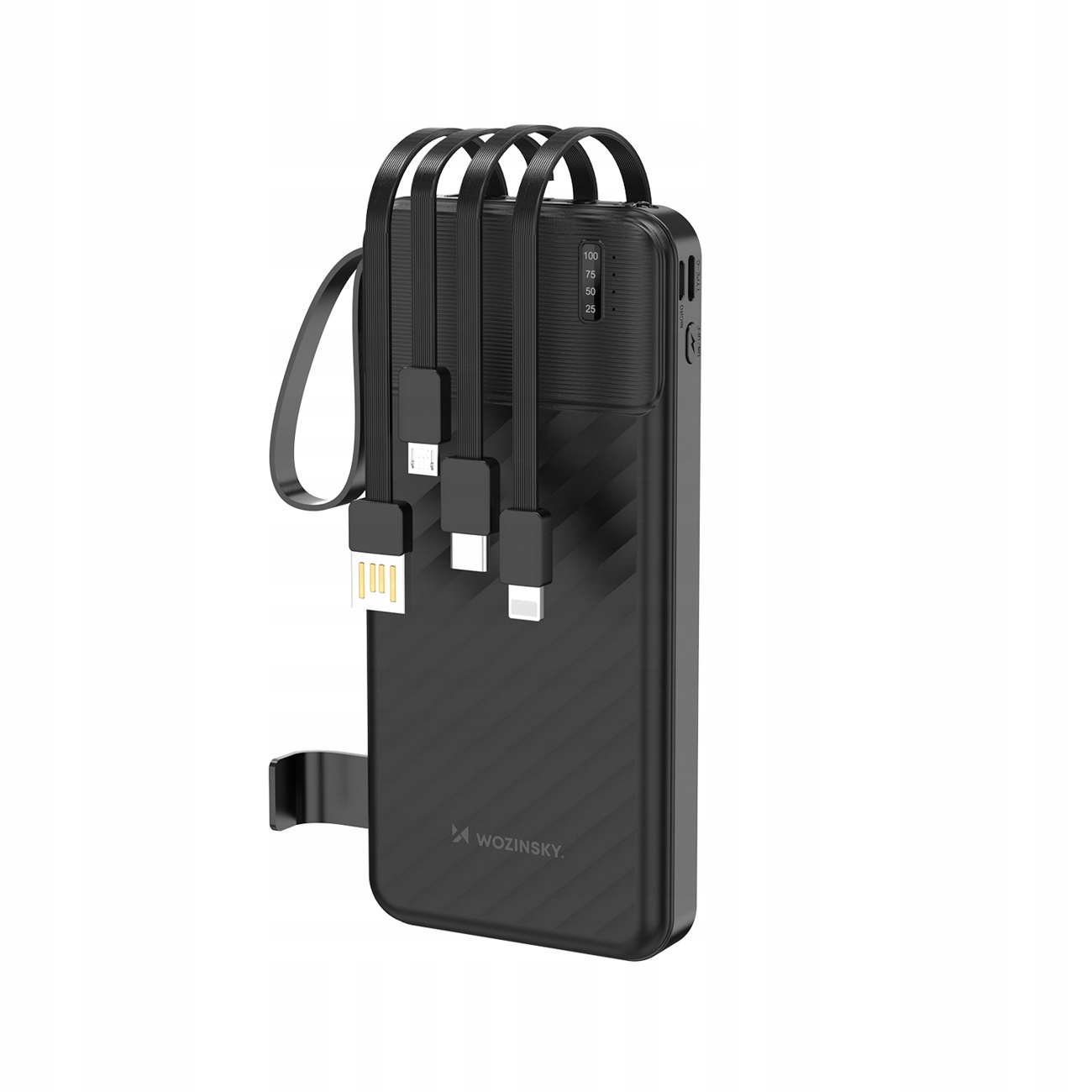 Wbudowane kable: USB, Micro USB, USB-C i Lightning – wygoda na wyciągnięcie ręki