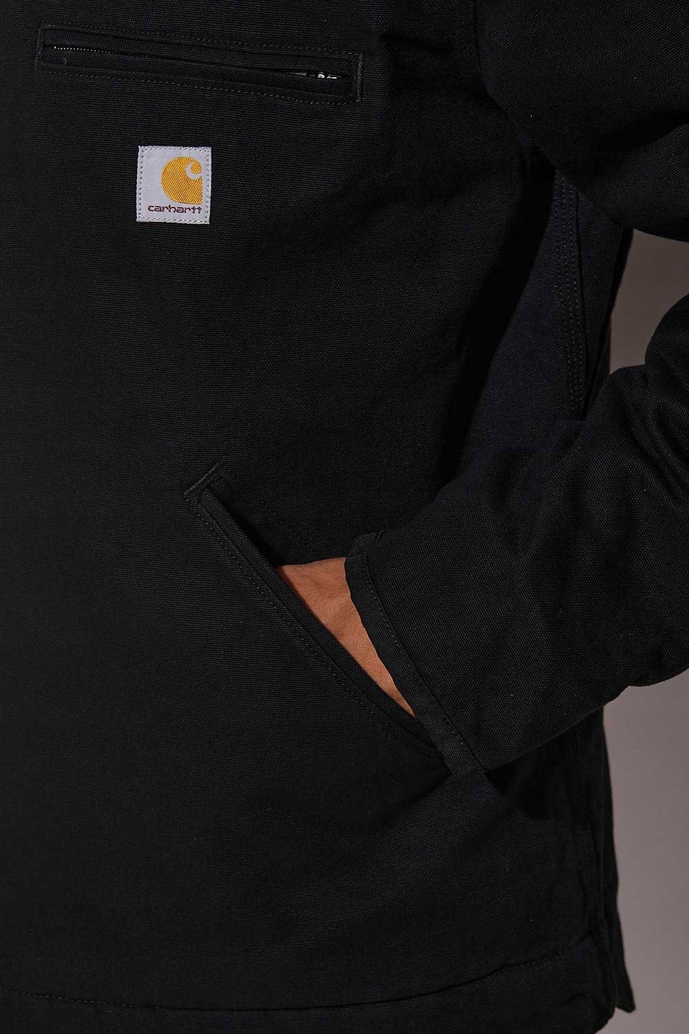 Kurtka Carhartt Washed Duck Sherpa Lined Black – Idealna na każdą pogodę