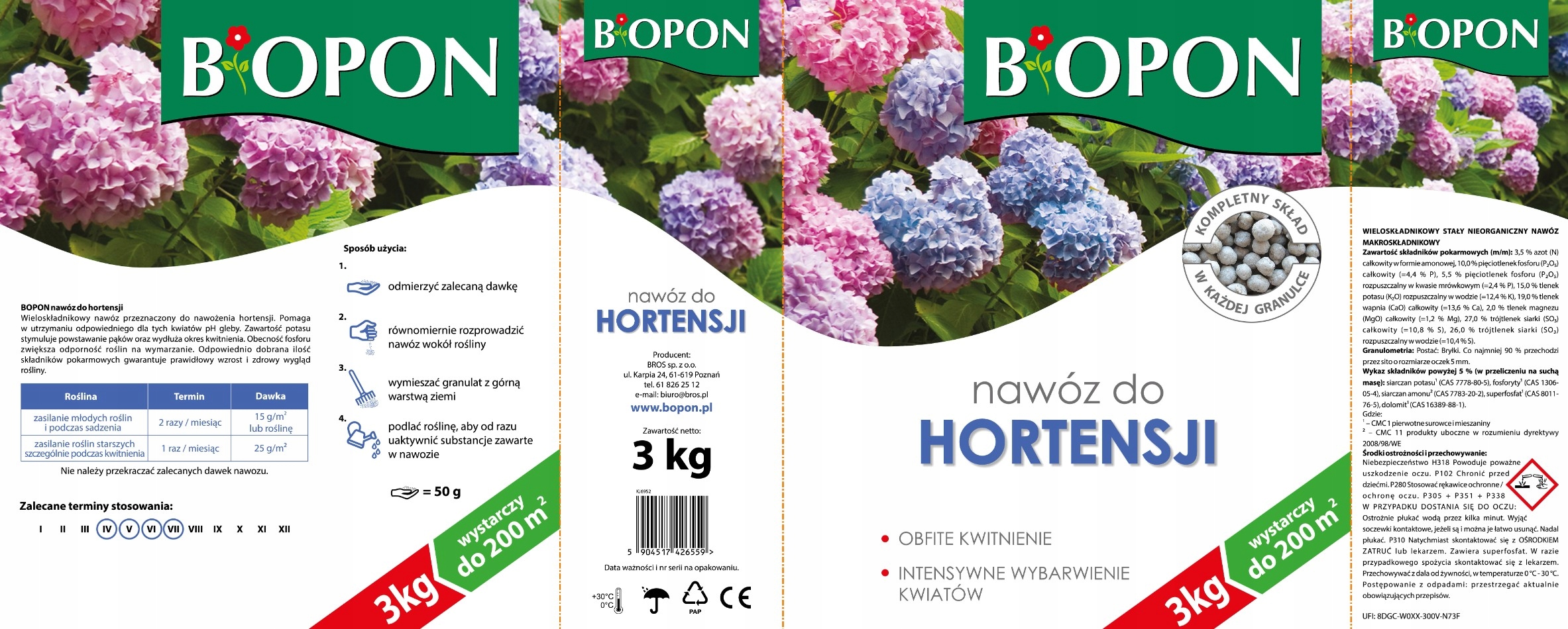 Zastosowanie granulatu w pielęgnacji hortensji