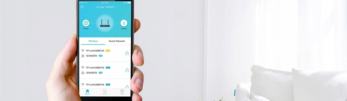 Zarządzanie siecią z aplikacją Tether – Prosta konfiguracja